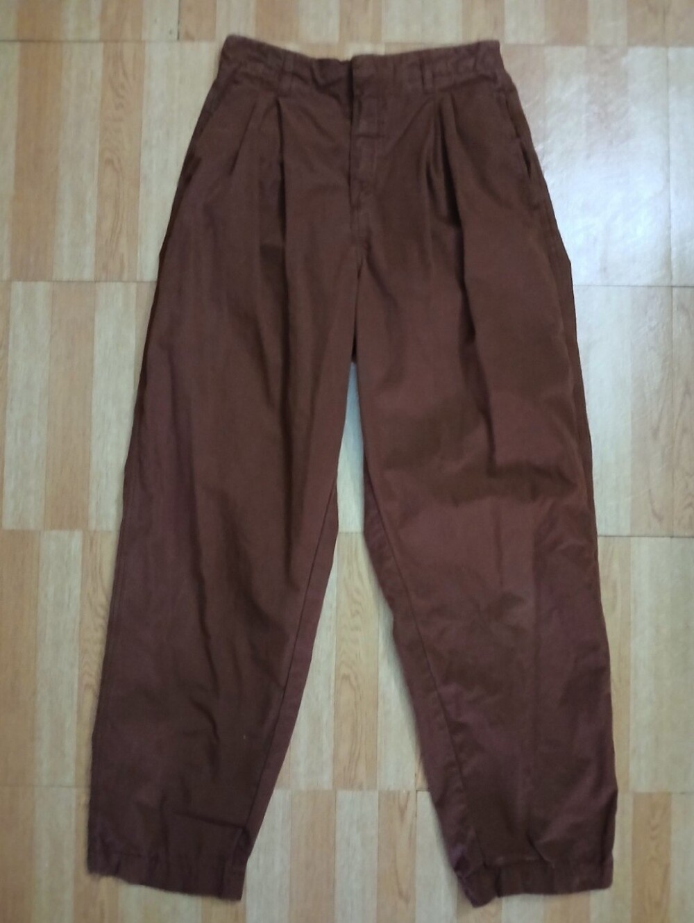 BDG Women's Dark Brown/Orange Pants. Size M. Urban Outfitters